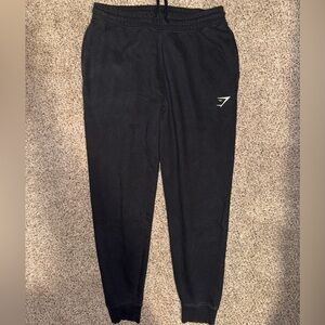 Men’s Black Gymshark Joggers size Large